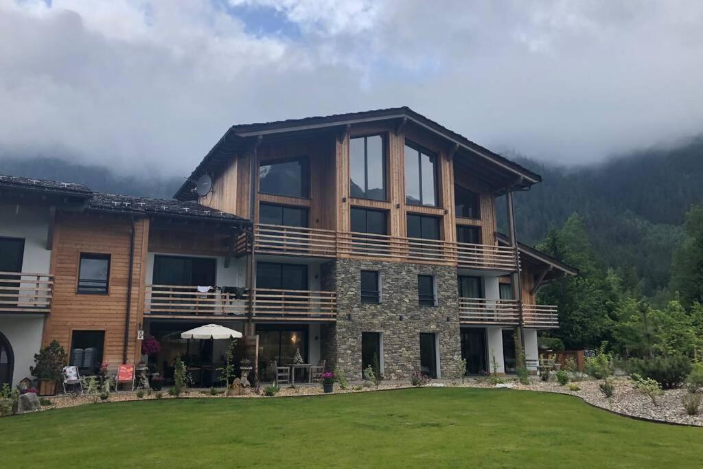 Chic Appart 6 Pers Dans Residence Luxueuse "La Cordee" Wellness Gym Piscine Ouvert Et Teletravail Chamonix Ngoại thất bức ảnh